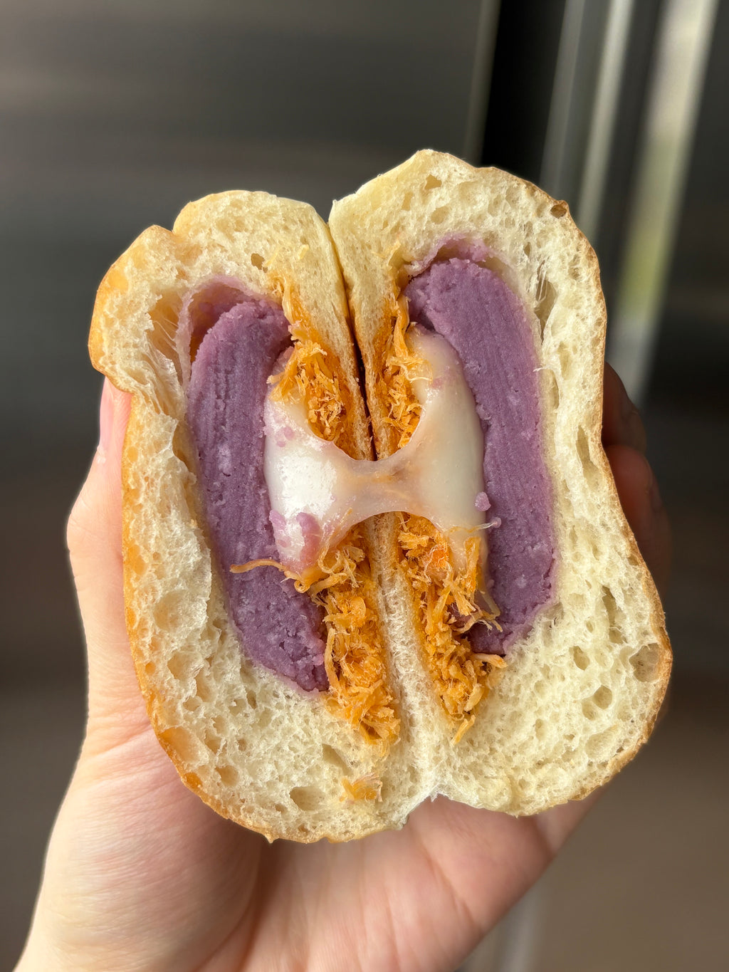 Sweet Bun with Taro or Red Bean, Meat Floss and Mochi – ShyDough