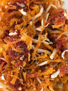 Bretzel Bun with Spicy Meat Floss and Tomato Puree