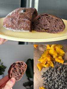 Chocolate Mango Lodeve (with a little bit of Mint leaves)